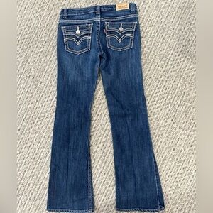 Girls Levi’s Boot Cut Jeans, size 12R. EUC!